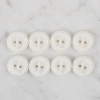 Loren Crafts 8 li Beyaz Ayak İzi Düğme - 433