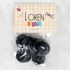 Loren Crafts 8li Düğme Gri - 1129