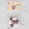 Loren Crafts 8 li Lila Nazar Boncuğu Düğme - 687