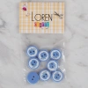 Loren Crafts 8 li Mavi Elma Düğme - 463