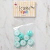 Loren Crafts 8 li Yeşil Bebe Düğme - 372