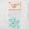 Loren Crafts 8 li Yeşil Kedi Düğme - 588