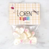 Loren Crafts Beyaz 8li Düğme - 3018