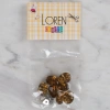 Loren Crafts kahverengi 8 li düğme - 243