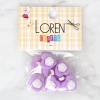 Loren Crafts Lila 8li Düğme - 3052