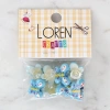Loren Crafts Mavi 8li Düğme - 3021
