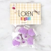 Loren Crafts Mor 8li Düğme - 3003
