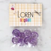 Loren Crafts Mor 8li Düğme - 3066