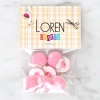 Loren Crafts Pembe 8li Düğme - 3004