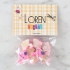 Loren Crafts Pembe 8li Düğme - 3011