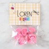 Loren Crafts Pembe 8li Düğme - 3016