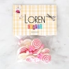 Loren Crafts Pembe 8li Düğme - 3028