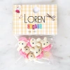 Loren Crafts Pembe 8li Düğme - 3029
