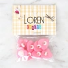 Loren Crafts Pembe 8li Düğme - 3048