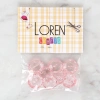 Loren Crafts Pembe 8li Düğme - 3064