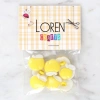 Loren Crafts Sarı 8li Düğme - 3005