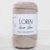 Loren Decor Slim 3 Ply Macrame Cord Beige - L049