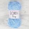 Loren Furry Baby Blue Hand Knitting Yarn - RF007 - 34046