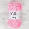 Loren Furry Pink Hand Knitting Yarn - RF014 - 34049