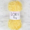 Loren Furry Sarı El Örgü İpi - RF048 - 34059