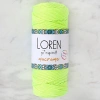 Loren Macrame Neon Yellow Hand Knitting Yarn - L114