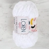 Loren Mery White Knitting Yarn - M402 - 34310