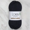 Loren Natural Cotton Lacivert El Örgü İpi - R005 - 33900