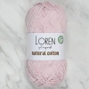 Loren Natural Cotton Pembe El Örgü İpi - R094 - 33910