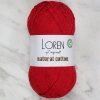 Loren Natural Cotton Vişne Çürüğü El Örgü İpi - R099 - 33912