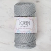 Loren Polyester Soft Macrame Light Gray Hand Knitting Yarn - LM036 - 34441
