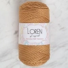 Loren Polyester Soft Macrame Beige Hand Knitting Yarn - LM031 - 34437