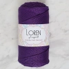 Loren Polyester Soft Macrame Koyu Mor El Örgü İpi - LM037 - 34442