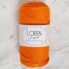 Loren Polyester Soft Macrame Orange Hand Knitting Yarn - LM011 - 34430