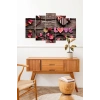 Love 5 Parçalı Mdf Tablo 60 x 100