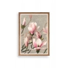 Magnolia Flowers Ahşap Çerçeveli Tablo 23 x 30