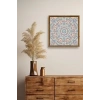 Mandala Ahşap Çerçeveli Tablo 50 x 50
