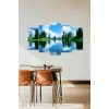 Manzara Doğa 5 Parçalı Mdf Tablo 60 x 100