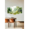 Manzara Doğa 5 Parçalı Mdf Tablo 60 x 100