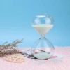 Desktop Glass Hourglass – Aesthetic Design, Decorative Time Measuring Device (5365)