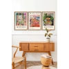 Matisse Üçlü Ahşap Çerçeveli Tablo 23 x 30