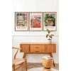 Matisse Üçlü Ahşap Çerçeveli Tablo 30 x 40