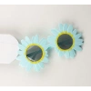 Mavi Renk Papatya Şekilli Parti Gözlüğü 18x10 cm (5365)