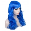 Blue Color Party Wig