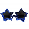 Blue Color Star Shaped Party Glasses Retro 16X7 cm (5365)