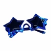 Blue Color Star Shaped Party Glasses Retro 16X7 cm (5365)