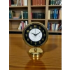 Marble Shine Gold 25 x 20 Cm Metal Table Clock