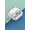 Durukar®  Airpods Pro 2 (2.nesil) Shiny Şeffaf Kılıf - Pembe