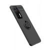 Durukar®  Huawei P40 Kılıf Range Yüzüklü Silikon - Siyah