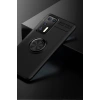 Durukar®  Huawei P40 Kılıf Range Yüzüklü Silikon - Siyah