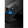 Durukar®  Huawei P40 Kılıf Range Yüzüklü Silikon - Siyah-Mavi